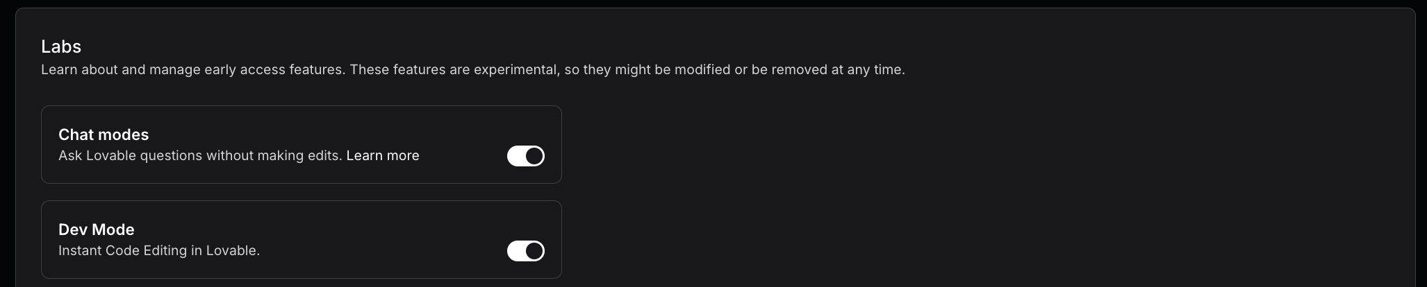 enable chat mode ai 